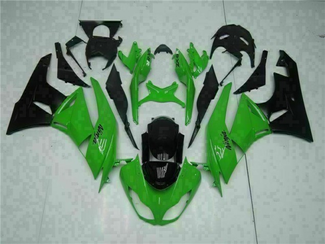 Schwarz Grün 2009-2012 Kawasaki ZX6R Motorrad Verkleidung & Plastik Schwarz Grün 2009-2012 Kawasaki ZX6R Motorrad Verkleidung & Plastik