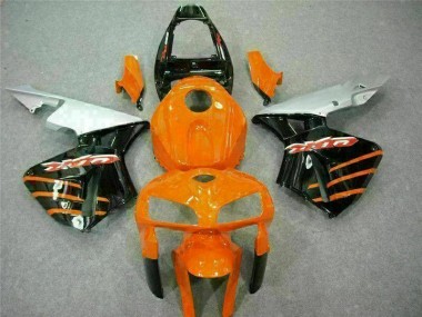 Schwarz Orange 2005-2006 Honda CBR600RR Motorrad Verkleidung