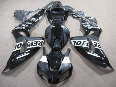 Schwarz Repsol 2006-2007 Honda CBR1000RR Motorrad Verkleidung