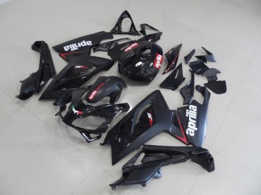 Schwarz Rot Streifen 2006-2011 Aprilia RS125 Motorrad Verkleidung
