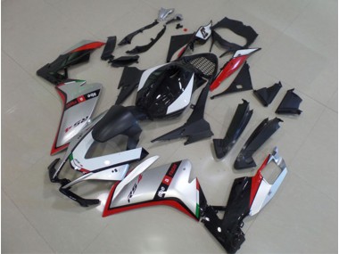 Schwarz Silber Rot 2011-2018 Aprilia RS4 50 125 Motorrad Vollverkleidung