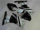 Schwarz Weiß 3M Touch4 2009-2012 Kawasaki ZX6R Motorrad Verkleidungen Schwarz Weiß 3M Touch4 2009-2012 Kawasaki ZX6R Motorrad Verkleidungen