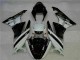 Schwarz Weiß 3M Touch4 2009-2012 Kawasaki ZX6R Motorrad Verkleidungen Schwarz Weiß 3M Touch4 2009-2012 Kawasaki ZX6R Motorrad Verkleidungen