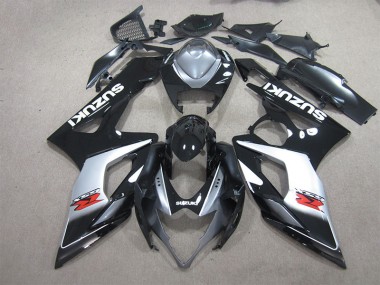 Schwarz Weiß Aufkleber 2005-2006 Suzuki GSXR 1000 Motorrad Verkleidung