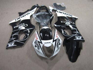 Schwarz Weiß Corona Extra Motul 2003-2004 Suzuki GSXR 1000 Motorrad Verkleidung