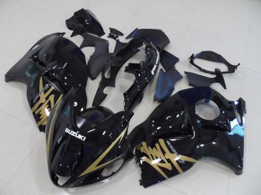 Schwarz und Gold Aufkleber 1996-2007 Suzuki GSXR 1300 Hayabusa Motorrad Verkleidung