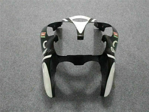 Schwarz weißer Eurobet 2000-2002 Kawasaki ZX6R Motorrad Verkleidung Schwarz weißer Eurobet 2000-2002 Kawasaki ZX6R Motorrad Verkleidung