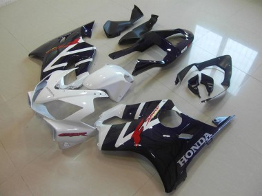 Schwarz weißer F Sport 2001-2003 Honda CBR600 F4i Motorrad Verkleidung