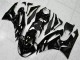 Schwarz weißer Ninja 2009-2012 Kawasaki ZX6R Motorrad Verkleidung Schwarz weißer Ninja 2009-2012 Kawasaki ZX6R Motorrad Verkleidung