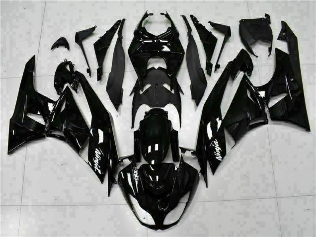 Schwarz weißer Ninja 2009-2012 Kawasaki ZX6R Motorrad Verkleidung Schwarz weißer Ninja 2009-2012 Kawasaki ZX6R Motorrad Verkleidung