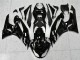 Schwarz weißer Ninja 2009-2012 Kawasaki ZX6R Motorrad Verkleidung Schwarz weißer Ninja 2009-2012 Kawasaki ZX6R Motorrad Verkleidung