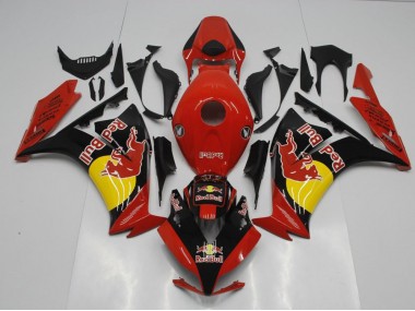 Schwarzer Rot Bull 2012-2016 Honda CBR1000RR Motorrad Verkleidung