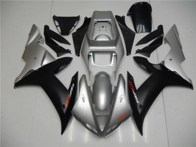 Silber Schwarz 2002-2003 Yamaha YZF R1 Motorrad Verkleidungen