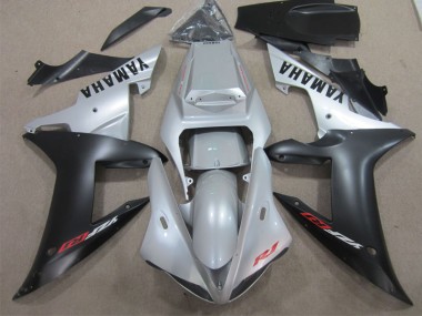 Silber Schwarz 2002-2003 Yamaha YZF R1 Motorrad Vollverkleidung