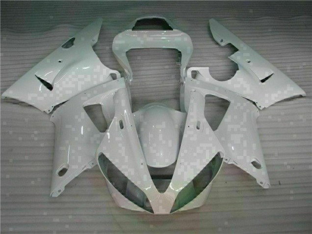 Weiß 2000-2001 Yamaha YZF R1 Motorrad Verkleidungen Weiß 2000-2001 Yamaha YZF R1 Motorrad Verkleidungen