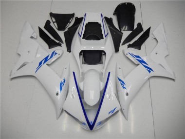 Weiß 2002-2003 Yamaha YZF R1 Motorrad Verkleidung Komplett Sets