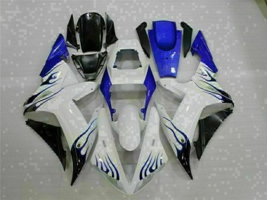 Weiß 2002-2003 Yamaha YZF R1 Motorrad Verkleidungen
