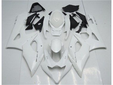 Weiß 2005-2006 Suzuki GSXR 1000 Motorrad Verkleidung & Plastik