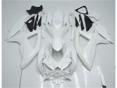 Weiß 2008-2010 Suzuki GSXR 600/750 Motorrad Verkleidungen