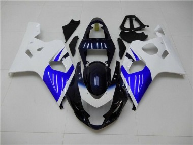 Weiß Blau 2004-2005 Suzuki GSXR 600/750 Motorrad Verkleidung