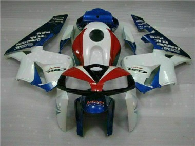Weiß Blau 2005-2006 Honda CBR600RR Motorrad Verkleidungen