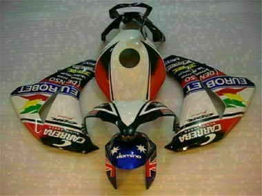 Weiß Blau 2008-2011 Honda CBR1000RR Motorrad Vollverkleidung