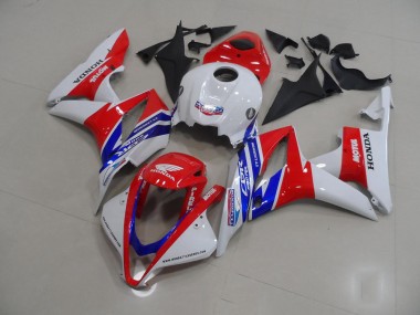 Weiß Rot Blau Motul 2007-2008 Honda CBR600RR Motorrad Verkleidung