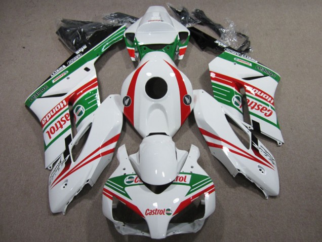 Weiß Rot Castrol 2004-2005 Honda CBR1000RR Motorrad Verkleidung Weiß Rot Castrol 2004-2005 Honda CBR1000RR Motorrad Verkleidung