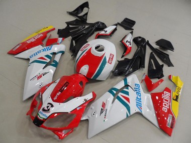 Weiß Rot Grün 2006-2011 Aprilia RS125 Motorrad Verkleidung