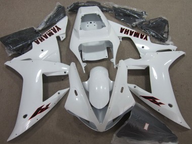 Weiß Schwarz 2002-2003 Yamaha YZF R1 Motorrad Verkleidung