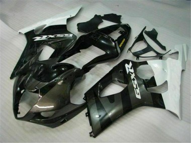 Weiß Schwarz 2003-2004 Suzuki GSXR 1000 Motorrad Verkleidung