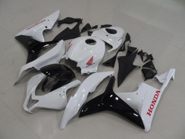 Weiß Schwarz 2007-2008 Honda CBR600RR Motorrad Verkleidungen