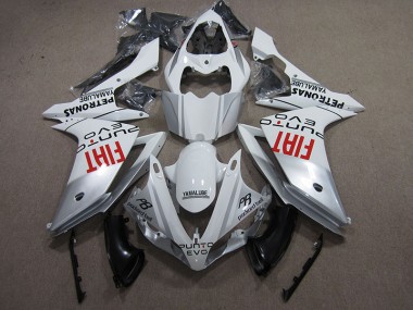 Weiß Schwarz PB Rot Fiat 2009-2011 Yamaha YZF R1 Motorrad Verkleidung