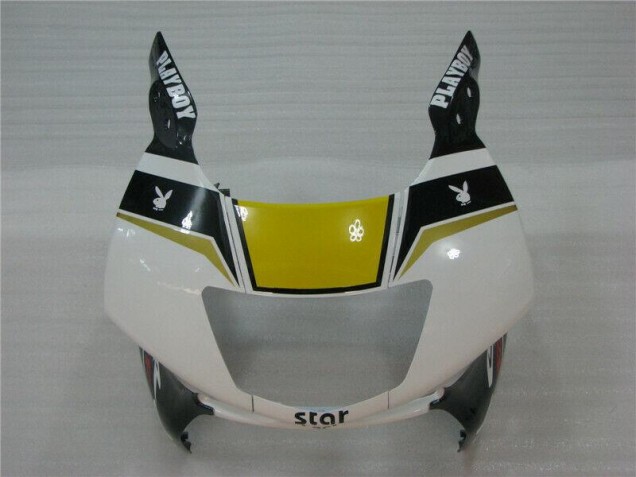 Weiß Schwarz Playboy 1995-1998 Honda CBR600 F3 Motorrad Verkleidung Weiß Schwarz Playboy 1995-1998 Honda CBR600 F3 Motorrad Verkleidung