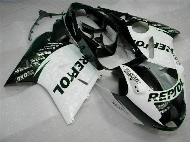 Weiß Schwarz Repsol 1996-2007 Honda CBR1100XX Motorrad Verkleidung Weiß Schwarz Repsol 1996-2007 Honda CBR1100XX Motorrad Verkleidung