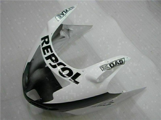 Weiß Schwarz Repsol 1996-2007 Honda CBR1100XX Motorrad Verkleidung Weiß Schwarz Repsol 1996-2007 Honda CBR1100XX Motorrad Verkleidung