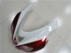 Weiß Schwarz Rot 2007-2008 Kawasaki ZX6R Motorrad Verkleidung Weiß Schwarz Rot 2007-2008 Kawasaki ZX6R Motorrad Verkleidung