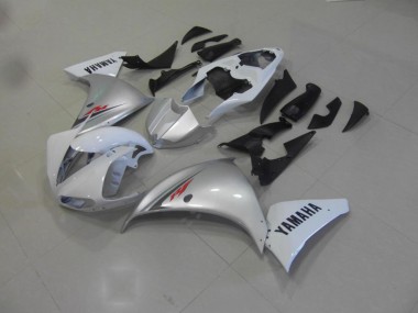 Weiß Silber 2009-2011 Yamaha YZF R1 Motorrad Verkleidung