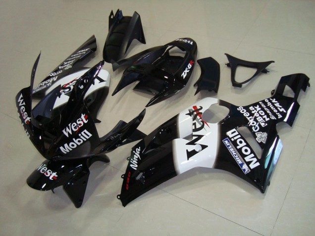 West 2003-2004 Kawasaki ZX6R Motorrad Verkleidung West 2003-2004 Kawasaki ZX6R Motorrad Verkleidung